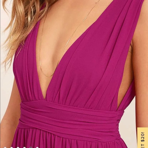 Lulus Heavenly Hues Magenta Maxi Dress - Picture 2 of 9